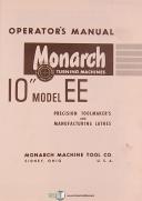 Monarch-Monarch EE, 46200 10\" Lathe, Operators and Electrical Manual 1961-10\"-EE-01